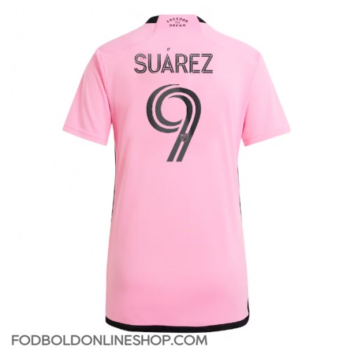 Inter Miami Luis Suarez #9 Hjemmebanetrøje Dame 2024-25 Kortærmet